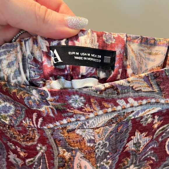 Zara Paisley Pants - Picture 2 of 2